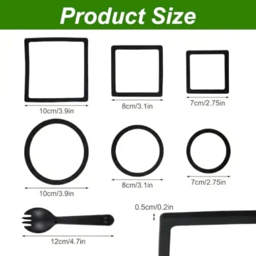 6 Pcs Aquarium Floating Plant Corral Round and Square Fish 2