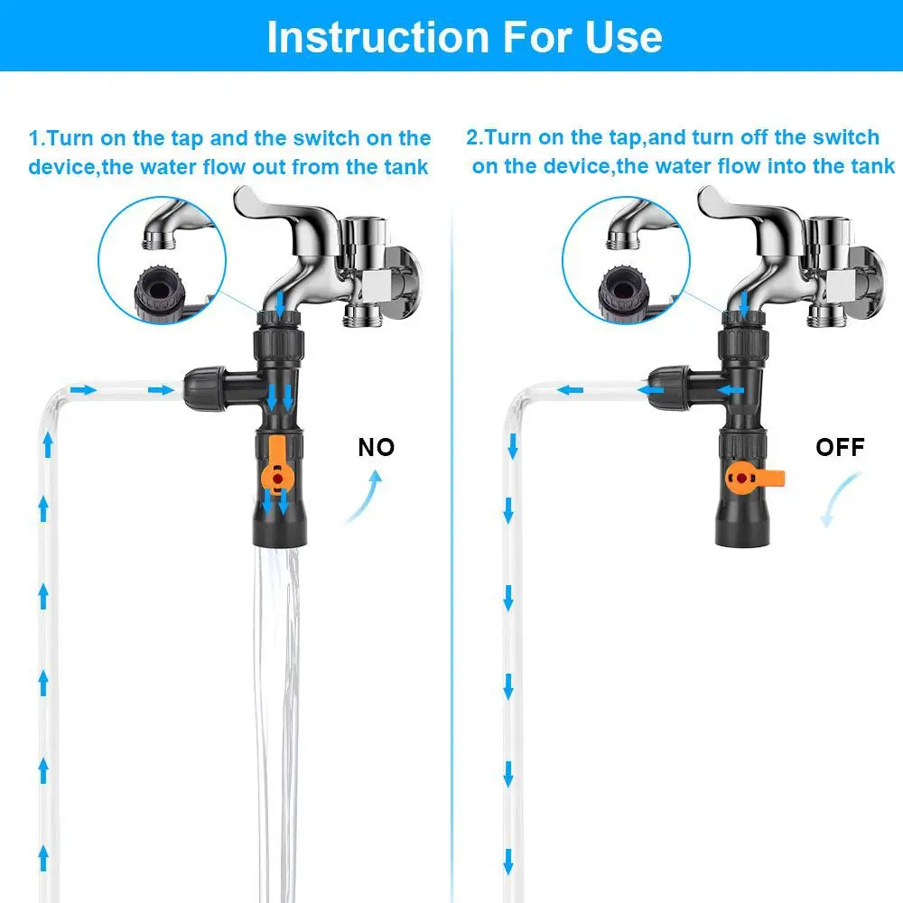 BucketFree Aquarium Water Changer Fish Tank Cleaning Tools 2 | PricZone Bucket Free Aquarium Water Changer Fish Tank Cleaning Tools 2 | PricZone
