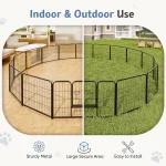 Jhk 16 Panels Dog Playpen Pet Fence Metal 24 Inch To 32 3 | PricZone Jhk 16 Panels Dog Playpen Pet Fence Metal 24 Inch To 32 3 | PricZone