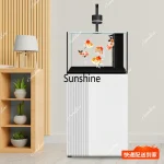 Living Room Small Ultra White Glass Goldfish Tank 1 | PricZone