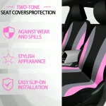 Piece Luxury Car Seat Cover Set with Soft Fluffy Steering 2 | PricZone Piece Luxury Car Seat Cover Set with Soft Fluffy Steering 2 | PricZone