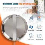 Stainless Steel Automatic Dog Water Feeding Trough Pet 3 | PricZone Stainless Steel Automatic Dog Water Feeding Trough Pet 3 | PricZone