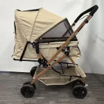 OneClick Folding Pet Travel Stroller 4 Wheels Lightweight 3 | PricZone One Click Folding Pet Travel Stroller 4 Wheels Lightweight 3 | PricZone