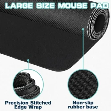 Gaming Desk Mat for Keyboard and Mouse 2
