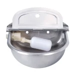 Stainless Steel Automatic Drinking Bowl for Pets withHole 6 | PricZone Stainless Steel Automatic Drinking Bowl for Pets with Hole 6 | PricZone