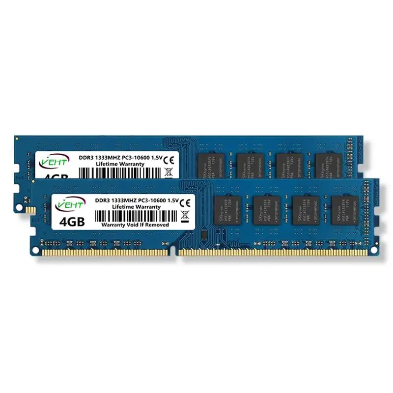 Ddr3 Desktop Memories RAM 2Gb 4Gb 8Gb Pc3 1066 1333 1600Mhz 10