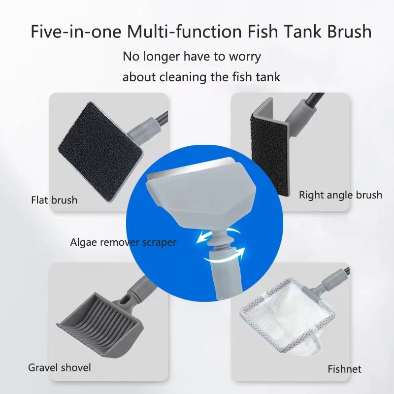 Aquarium Fish Tank Cleaning Tools Kit Algae Tank Cleaner 6 | PricZone Aquarium Fish Tank Cleaning Tools Kit Algae Tank Cleaner 6 | PricZone