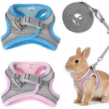 Bunny Harness Leash Set Escape Proof Soft Vest for Rabbit 1 | PricZone