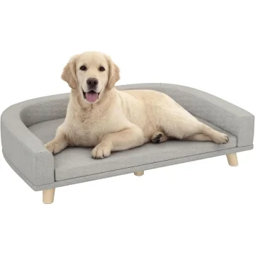 Dog Sofa Couch Pet Bed with Comfortable Luxury Cushion 1 | PricZone