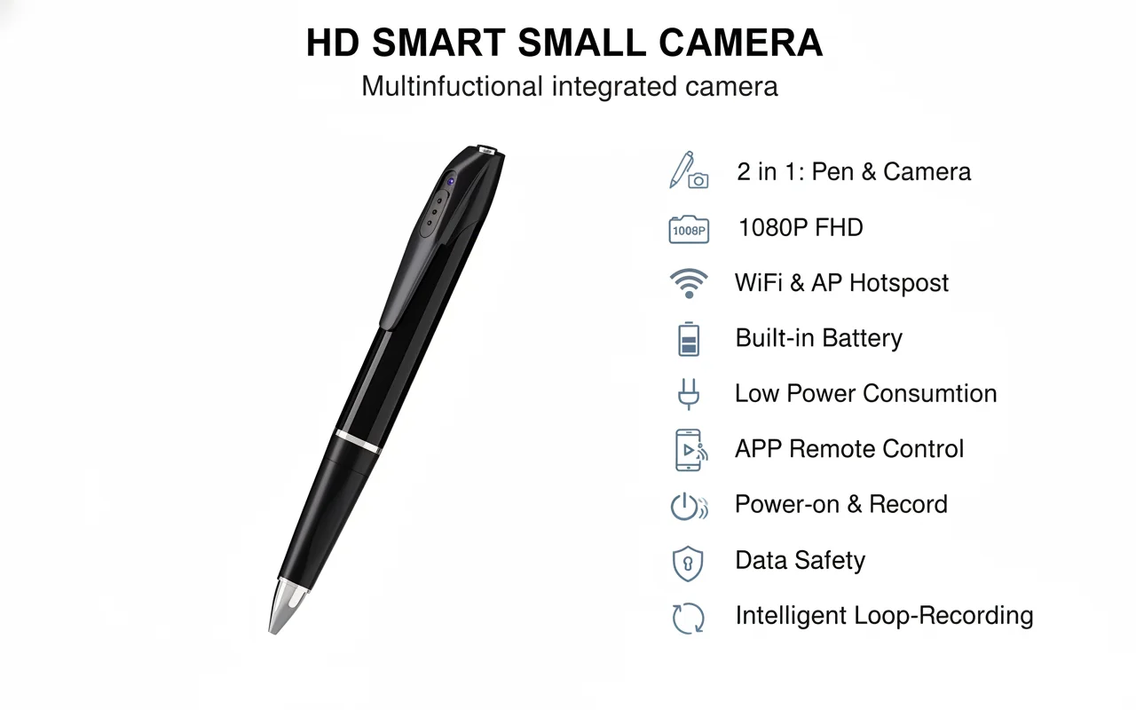 1080P HD Wireless Pen Camera with 300Mah Rechargeable 2 | PricZone 1080P HD Wireless Pen Camera with 300Mah Rechargeable 2 | PricZone