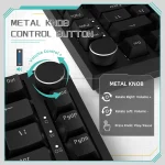 Ajazz Ak820 Wired Mechanical Keyboard with Rotary Volume 4 | PricZone Ajazz Ak820 Wired Mechanical Keyboard with Rotary Volume 4 | PricZone