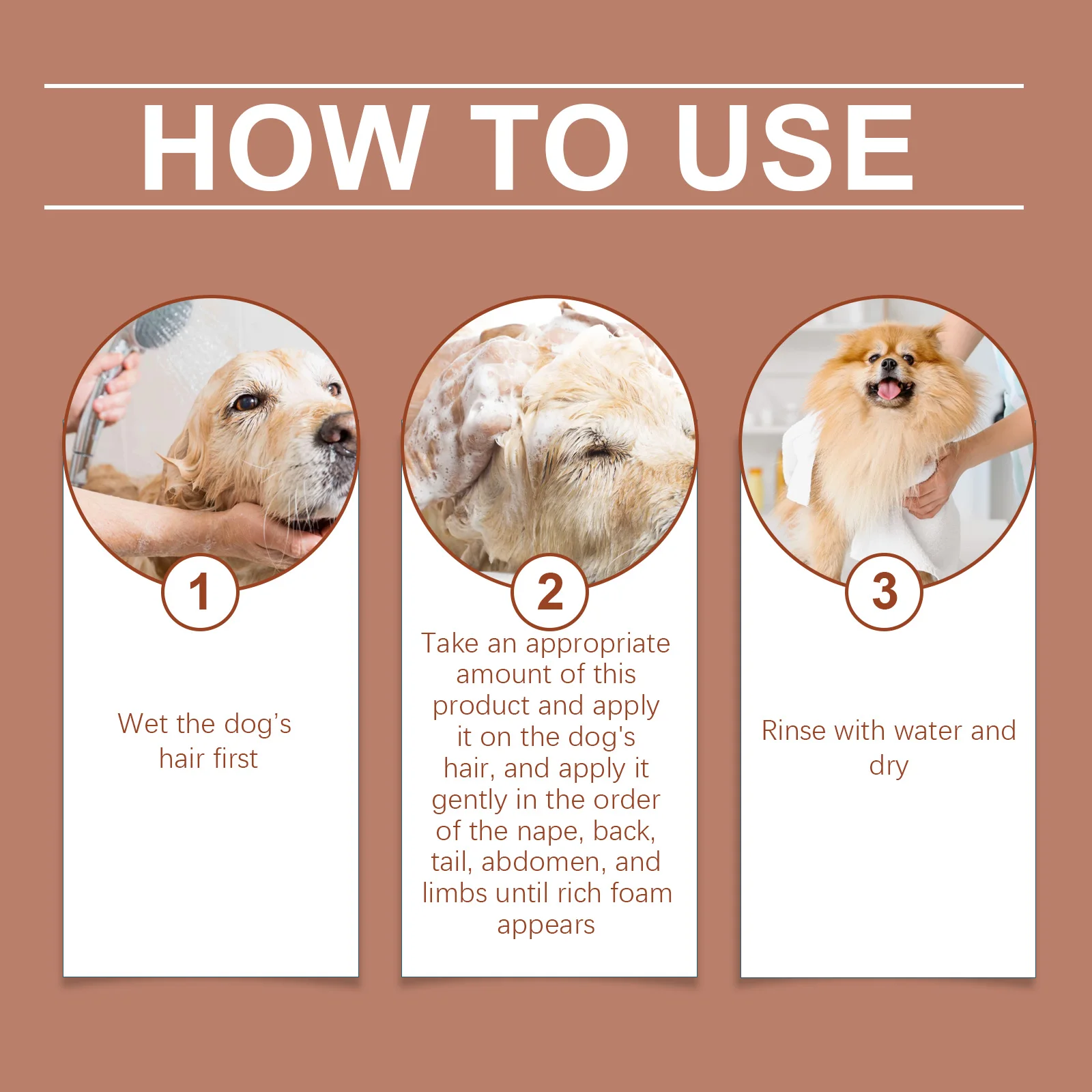 Dog Shampoo Conditioner Moisturizing for Sensitive Skin pH 17