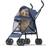 4Wheel Pet Stroller Or Small Medium Pets Navy Blue 1 | PricZone 4 Wheel Pet Stroller Or Small Medium Pets Navy Blue 1 | PricZone