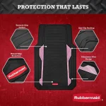 Heavy Duty All Weather Car Mats Set with Pink Inserts 3 | PricZone