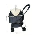 Pet Stroller 2 In 1 Detachable with Removable Lightweight 4 | PricZone