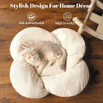 Elevated Wooden Cat Bed with Cushion Fluffy Pet Couch Sofa 2 | PricZone Elevated Wooden Cat Bed with Cushion Fluffy Pet Couch Sofa 2 | PricZone