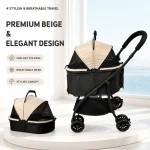 Pet Stroller 2 In 1 Detachable with Removable Lightweight 6 | PricZone