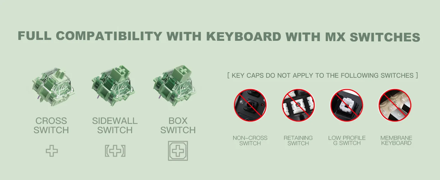 Yunzii Spring Tea 145 Custom Keycap Set with Key Puller 17