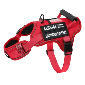 Adjustable Tactical Service Dog Harness with Handle 1