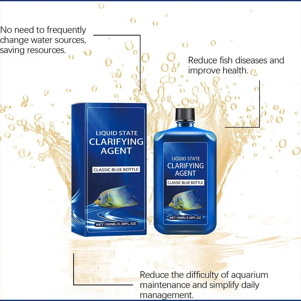 100Ml Fish Tank Water Clarifier Liquid Cleaner Safe 6 | PricZone 100Ml Fish Tank Water Clarifier Liquid Cleaner Safe 6 | PricZone