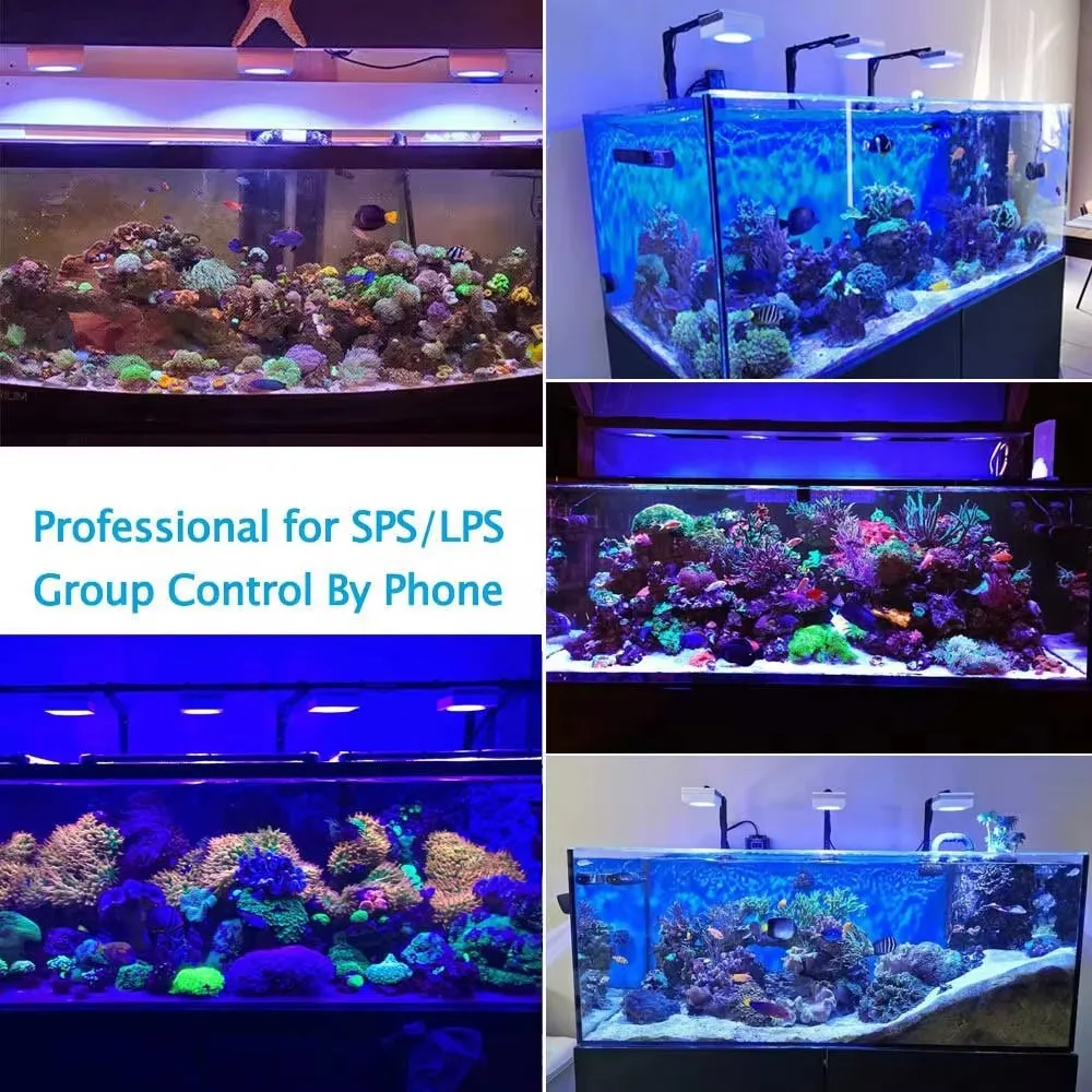 New Popbloom Rl90 WiFi LED Aquarium Light Full Spectrum 6 | PricZone New Popbloom Rl90 WiFi LED Aquarium Light Full Spectrum 6 | PricZone