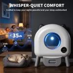 Automatic Self Cleaning Cat Litter Box 72L Large Capacity 6 | PricZone