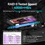 Jeyi Pcie 50 X16 Quad M2 Expansion Card 512Gbps Support 3 | PricZone