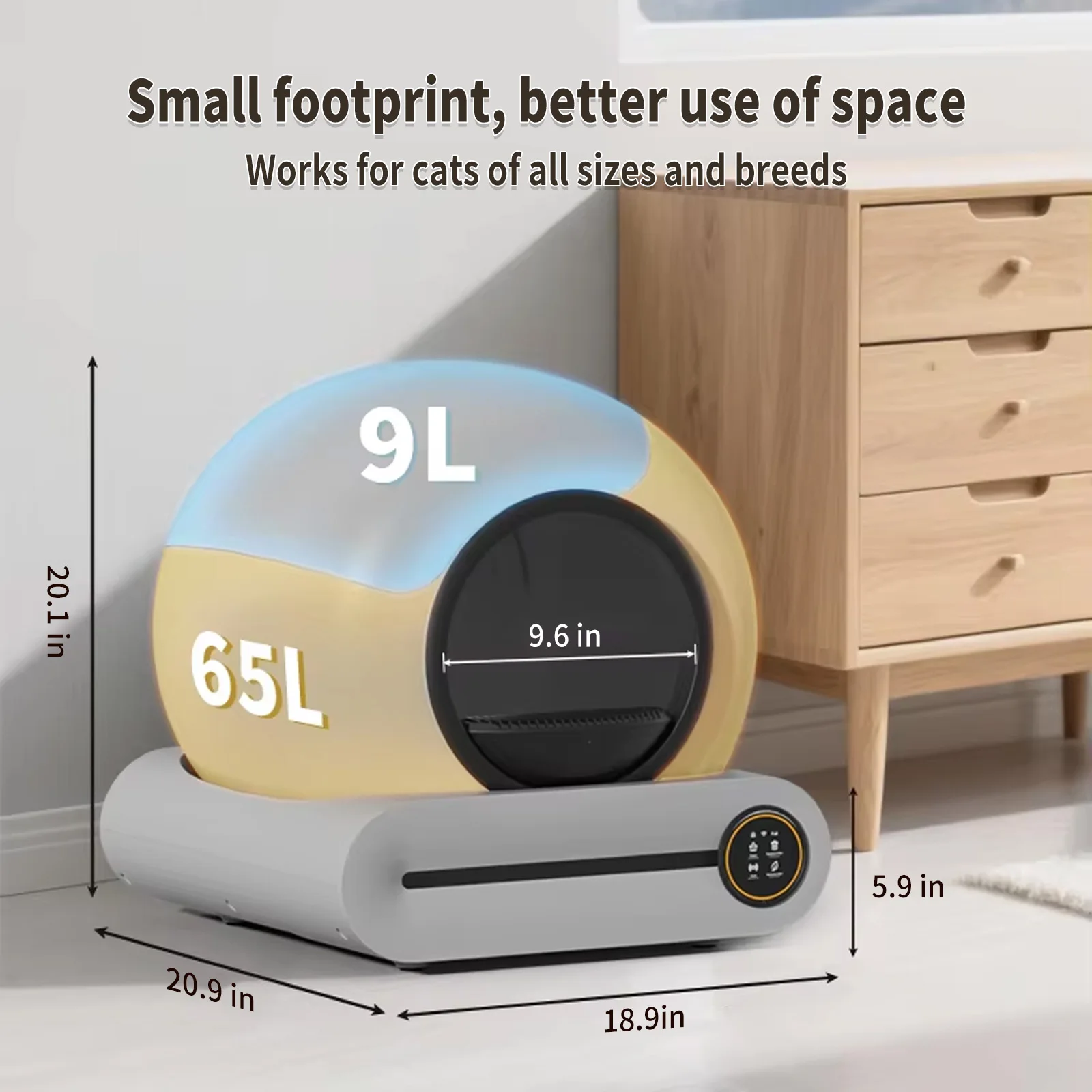 65L Smart Automatic SelfCleaning Cat Litter Box 4 | PricZone 65L Smart Automatic Self Cleaning Cat Litter Box 4 | PricZone