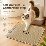 Soft Gentle Cat Litter Mat Comfortable Honeycomb Design 2 | PricZone Soft Gentle Cat Litter Mat Comfortable Honeycomb Design 2 | PricZone