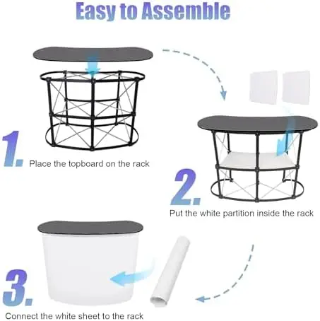 52in PopUp Trade Show Reception Desk Foldable Table Stand 5 | PricZone 52 in Pop Up Trade Show Reception Desk Foldable Table Stand 5 | PricZone