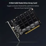 Quad Port M2 Nvme SSD Pcie X16 Expansion Card 5 | PricZone Quad Port M2 Nvme SSD Pcie X16 Expansion Card 5 | PricZone