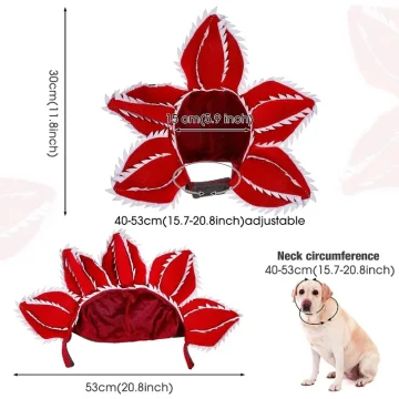 Big Cute Pet Floral Hat Cosplay Headband for Dogs 2