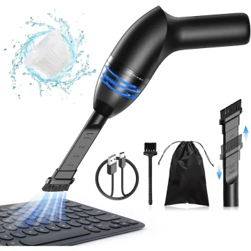 Mini Desk Vacuum Cordless USB Powered for Dust Crumbs 1