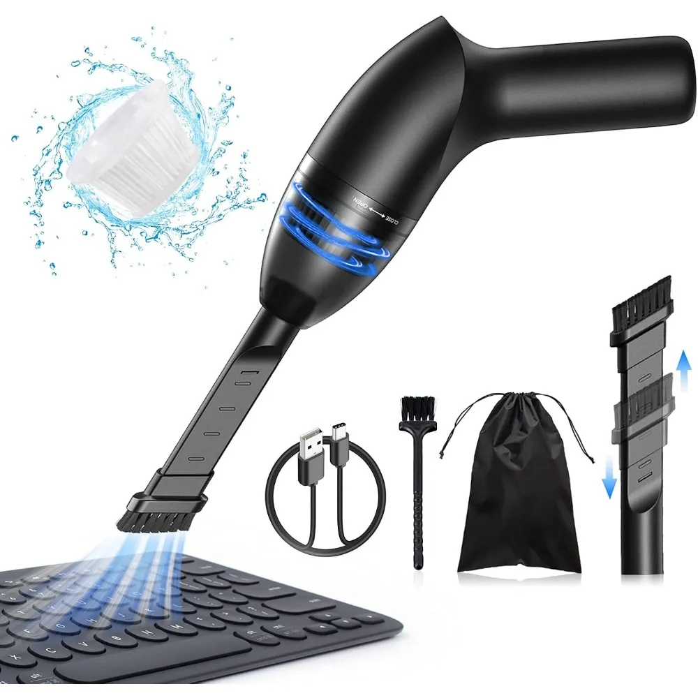 Mini Desk Vacuum Cordless USB Powered for Dust Crumbs 1 | PricZone Mini Desk Vacuum Cordless USB Powered for Dust Crumbs 1 | PricZone