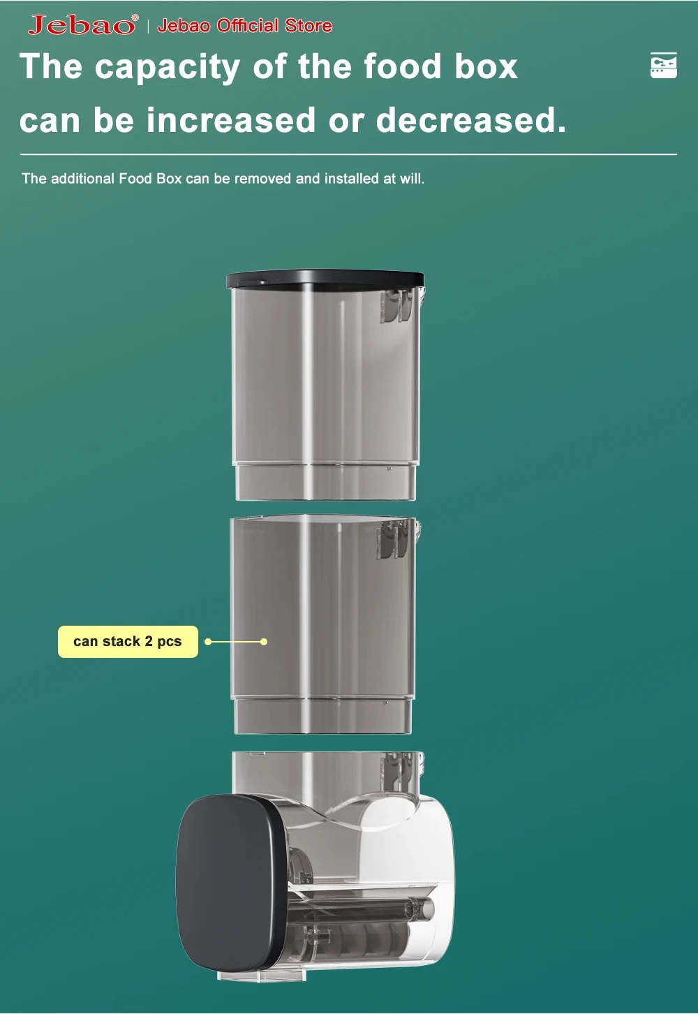 Jebao Jecod New Aquarium Fish Tank Feeder Intelligent 28