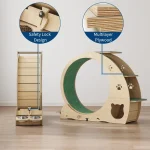 6 In 1 Multifunctional Quiet Cat Exercise Wheel 4 | PricZone