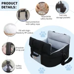 Dog Car Seat Pet Booster Puppy Travel Carrier Bed 7 | PricZone