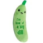 Crunchy Pickle Kicker Cat Toy Plush Crinkle with Catnip 1 | PricZone