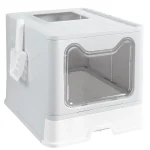 XXL Large Space Foldable Cat Litter Box with Front Entry 4 | PricZone