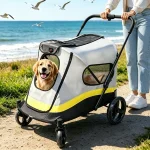 Dog Stroller for Small Medium Dual Entry Pet All Terrain 3 | PricZone