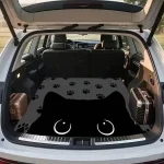 Cute Cat Face Car Trunk Mat Waterproof Universal Cargo Liner 1 | PricZone