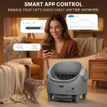 Smart Open Automatic Cat Litter Box 8L SelfCleaning WiFi 5 | PricZone Smart Open Automatic Cat Litter Box 8L Self Cleaning WiFi 5 | PricZone
