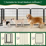 32in 16Panel Metal Dog Playpen Fence or Indoor Yard RV 5 | PricZone 32 in 16 Panel Metal Dog Playpen Fence or Indoor Yard RV 5 | PricZone
