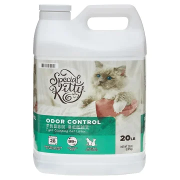 4-Pack Special Kitty Clumping Clay Cat Litter Fresh Scent 2