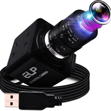 260Fps Varifocal USB Webcam with 2Mp Fhd 1080P Manual Zoom 1