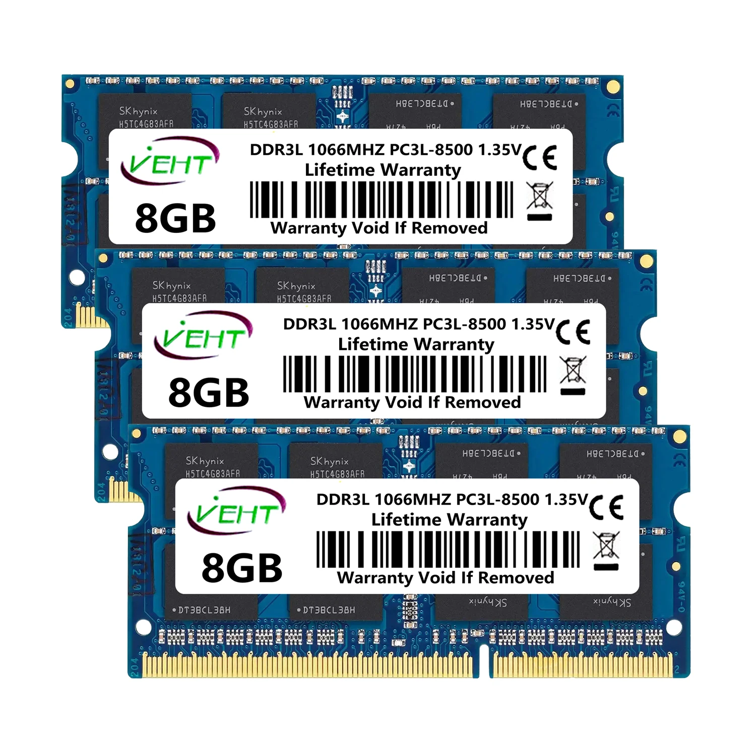 Veht Ddr3 Ddr3L Laptop Memory RAM 2Gb 4Gb 8Gb Sodimm 11