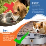 Stainless Steel Automatic Dog Water Feeding Trough Pet 5 | PricZone Stainless Steel Automatic Dog Water Feeding Trough Pet 5 | PricZone