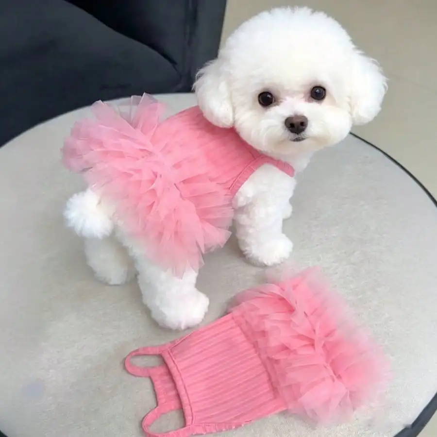 Pink Dog Tutu Valentine Day Dress Small Doggy 2 | PricZone Pink Dog Tutu Valentine Day Dress Small Doggy 2 | PricZone
