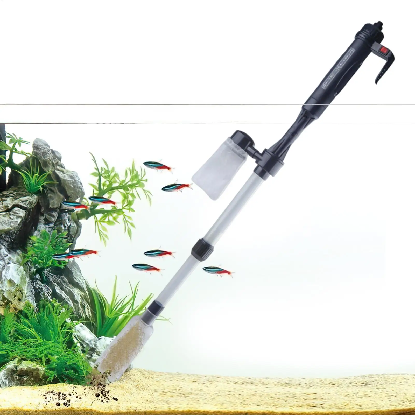 Aquarium Electric Gravel Cleaner Automatic Adjustable 2 | PricZone Aquarium Electric Gravel Cleaner Automatic Adjustable 2 | PricZone