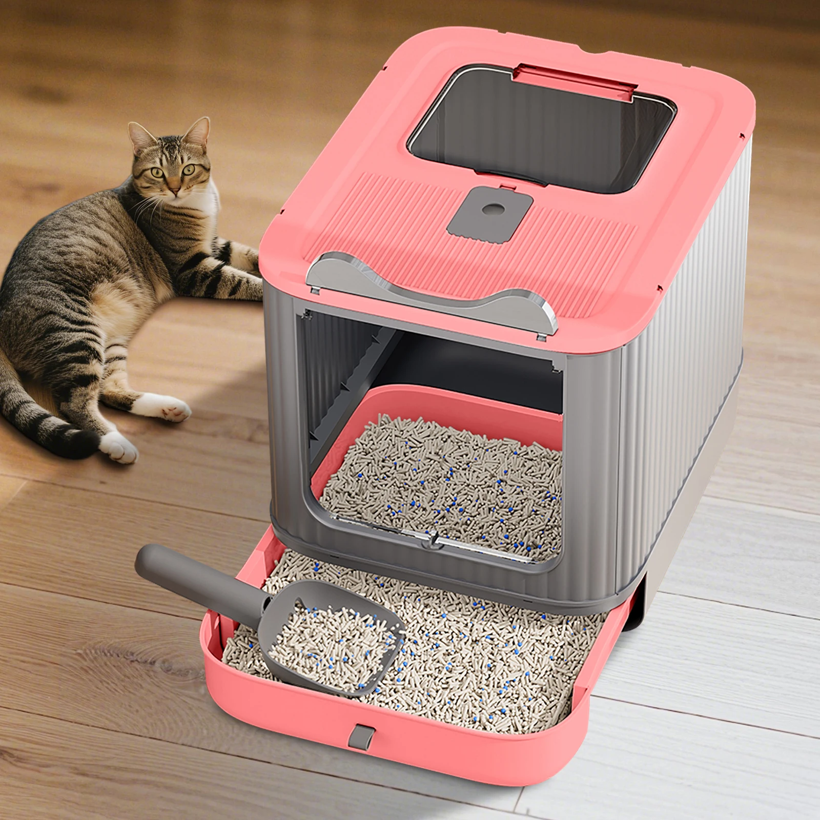 Enclosed Cat Litter Box Furniture Extra Large 5 | PricZone Enclosed Cat Litter Box Furniture Extra Large 5 | PricZone